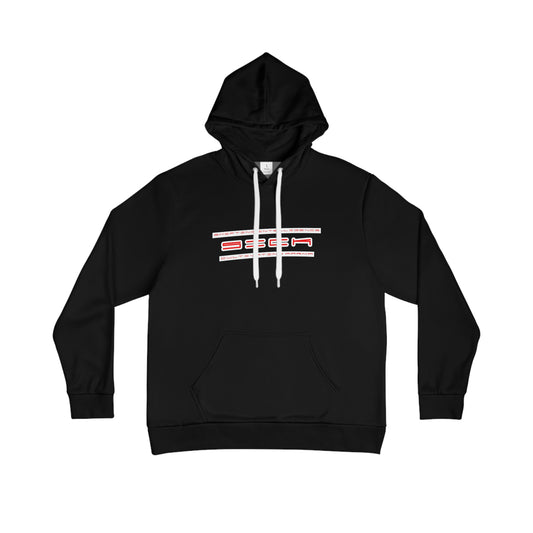 BLD RAVEN SICK PRINT HOODIE RED/BLACK/WHITE