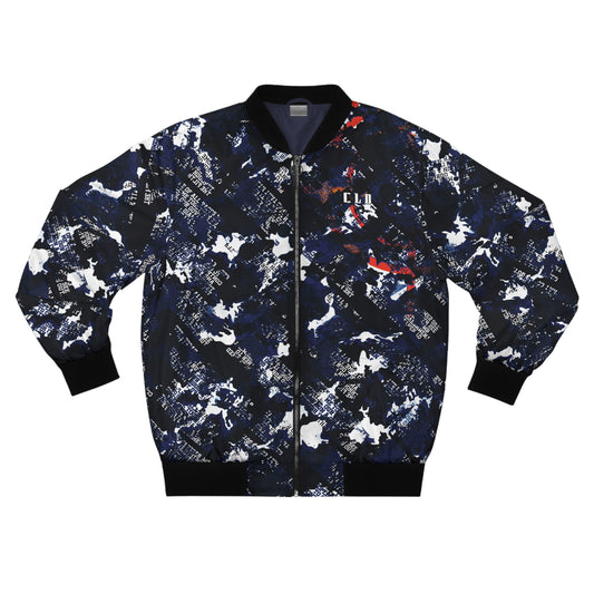 NIGHTSCOPE x EFFORTLESS by MJDT BOMBER JACKET BLUE/BLACK/WHITE (Only 35 Limited Editions)