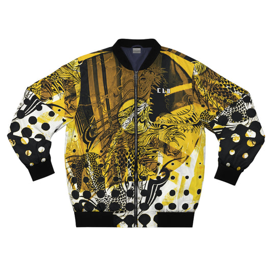 YOTD x EFFORTLESS by MJDT BOMBER JACKET YELLOW/GOLD/BLACK/WHITE (Only 24 Limited Editions)